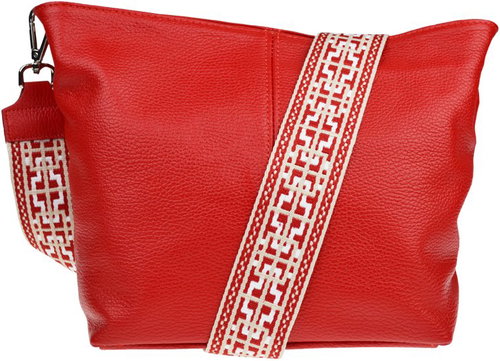 Novabag Prisca Rossa Chiaro with additional strap III - Handbag - Main image