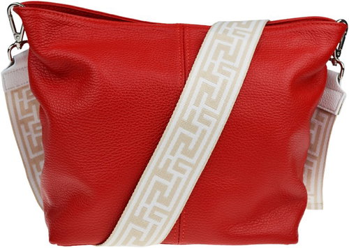 Novabag Prisca Rossa Chiaro with additional strap VI - Handbag - Main image