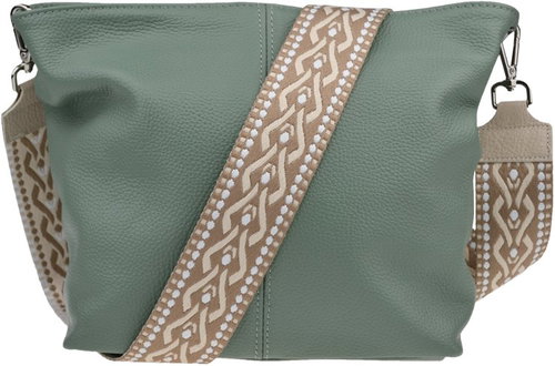 Nova bag Prisca Khaki with additional strap II - Handbag - Main image