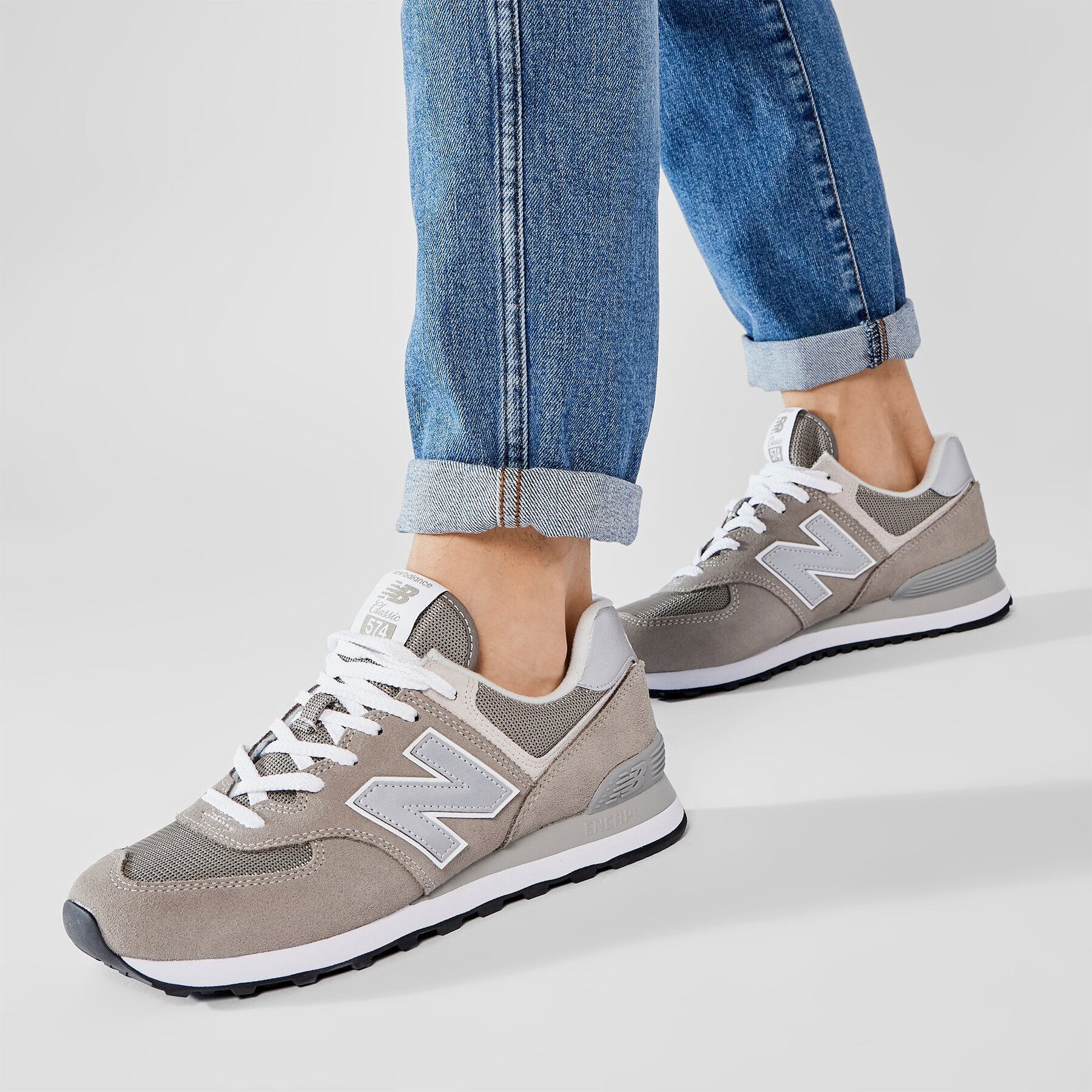 New balance clearance ml574 egg grey