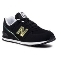 Children's black sneakers New Balance GC574MTK in size 39 - Casual Shoes