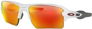 Oakley Flak 2.0 XL Pol White w/ PRIZM Ruby - Cycling Glasses