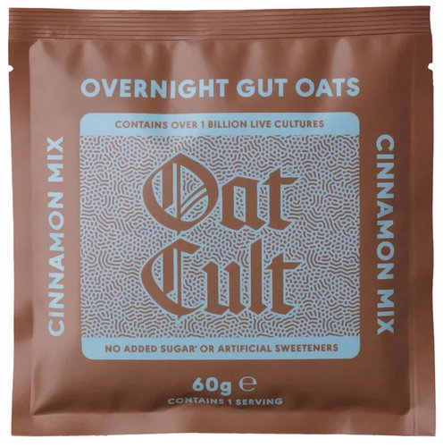 Oat Cult Overnight Oats Cinnamon 9 × 60 g Main image Oat Cult Overnight Oats Cinnamon 9 × 60 g - Oatmeal - Main image