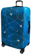 Kufryplus Suitcase cover Z669 Airplanes M - Luggage Cover