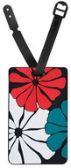 Kufryplus Name tag for suitcase LTD189 Three flowers - Luggage Tag