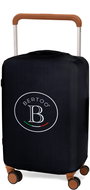 BERTOO Napoli Suitcase cover with wide handle black M - Luggage Cover