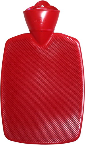 Hugo Frosch Classic thermophore with high grooves, red - Heat Pad - Main image