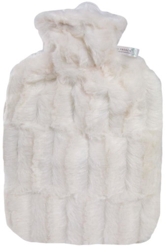 Hugo Frosch Classic thermoform with faux fur cover, white - Heat Pad - Main image