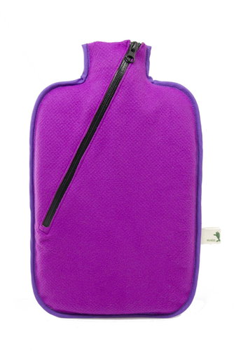 Hugo Frosch Eco Classic Comfort thermoform with zipped softshell cover, purple - Heat Pad - Main image