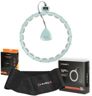 HMS Set HHM14 + BR163 hula hoop obruč se závažím a počítadlem, zelená - Hula Hoop