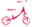 Princess balance bike, pink