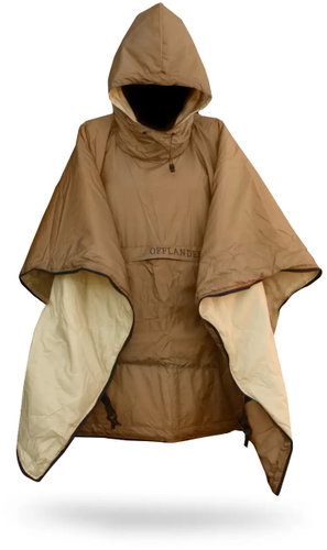 OFFLANDER Thin Socks with Warmer, Brown - Poncho - Main image