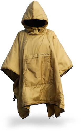 OFFLANDER Thin Socks with Warmer, Beige - Poncho - Main image