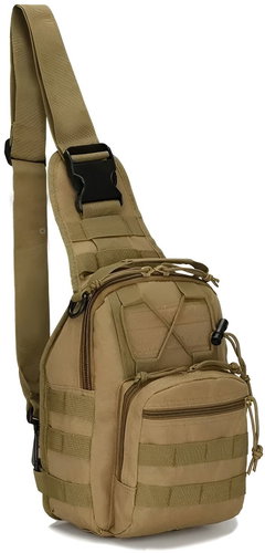 Foxter 0783 Tactical shoulder bag brown - Backpack - Main image