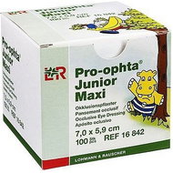 Pro-ophta Junior Maxi Occluder Patch 7.0 × 5.9cm 100pcs - Medical Device