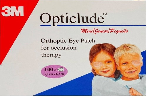 3M Opticlude Eye Patch Junior 50 × 60.5 mm, 100 pcs - Medical Device - Main image