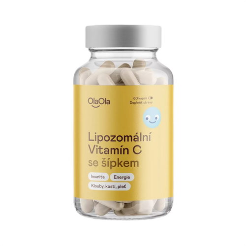 OlaOla Liposomal vitamin C with rosehip, 60 capsules - Vitamin C - Main image
