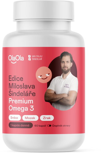 OlaOla Edition Miloslav Sindelar Premium Omega 3, 60 capsules - Omega 3 - Main image