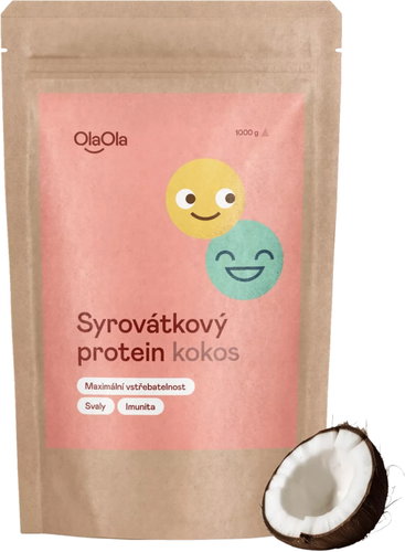 OlaOla Whey Protein 1000 g, Coconut Main image OlaOla Whey Protein 1000 g, Coconut - Protein - Main image