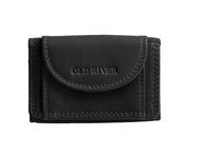 Old river Small leather wallet, black - Wallet