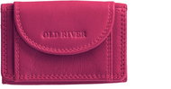 Old river Small leather wallet, purple - Wallet