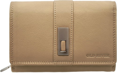 Old River Women's leather wallet 6022-FN Beige - Wallet - Main image