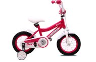OLPRAN Berry 12", ružová/biela - Detský bicykel 12"
