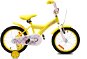 Dětské kolo OLPRAN Debbie 16", žlutá/bílá - Dětské kolo
