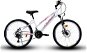 OLPRAN 24 Spirit SUS full disc biela/ružová - Detský bicykel