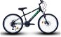OLPRAN 24 Spirit SUS full disc fekete/zöld - Gyerek kerékpár