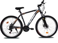 OLPRAN 27.5 Drake SUS full disc čierna/oranžová - Horský bicykel