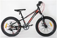Canull XC 221 čierna/červená 20" - Detský bicykel