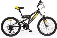 Olpran 20" Buddy – čierny/žltý - Detský bicykel