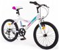 Olpran 20" Lucky – biely/modrý/ružový - Detský bicykel