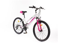 Olpran 24" Falcon sus Lady - fehér/rózsaszín - Gyerek kerékpár