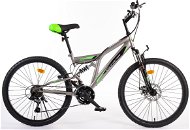 Olpran 24" Magic disc – tmavo sivý/zelený - Detský bicykel