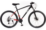 Olpran Canis man 27,5" 19" čierny/tmavočervený - Horský bicykel