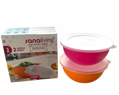 Omada set of 2 plastic unbreakable Sanaliving Bowls - Bowl Set - Main image