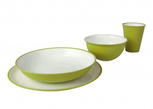 Omada Sanaliving Set 4pcs VerdeMela - Camping Utensils - Main image
