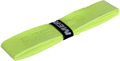 MERCO Multipack 10 pcs Exclusive overgrip wrap thick. 06 mm yellow - Tennis Racket Grip Tape - Main image