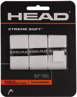 HEAD Multipack 4 pcs XtremeSoft 3 overgrip wrap thick. 05 mm white - Tennis Racket Grip Tape