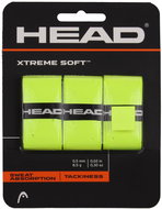 HEAD Multipack 4 pcs XtremeSoft 3 overgrip wrap thick. 05 mm yellow reflective - Tennis Racket Grip Tape