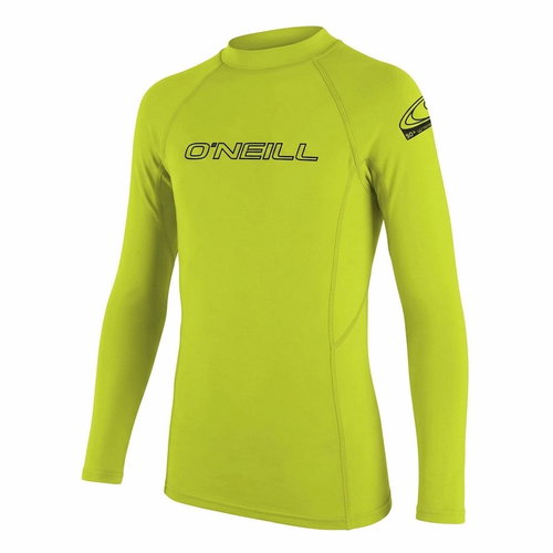 O'Neill Boys' BASIC SKIN Long-Sleeve T-Shirt, Age 10, Lime - Lycra Clothing - Main image
