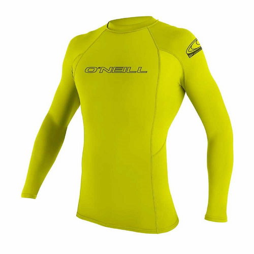O'Neill Pánské lycrové triko BASIC SKINS CREW, dlouhý rukáv, L lime - Lycra Clothing - Main image