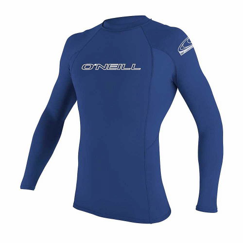 O'Neill Pánské lycrové triko BASIC SKINS CREW, dlouhý rukáv, pacifická modrá - Lycra Clothing - Main image