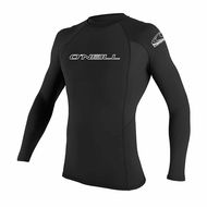 O'Neill Pánské lycrové triko BASIC SKINS CREW, dlouhý rukáv, černé - Lycrové oblečení