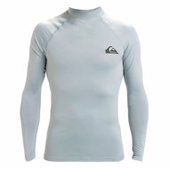 Quiksilver Pánské lycrové triko UFP50, dlouhý rukáv, 3XL světle šedé - Lycra Clothing