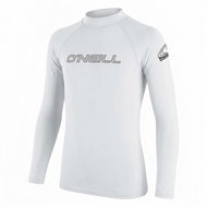 O'neill Dětské lycrové triko s dluhým rukávem, bílé - Lycrové oblečení