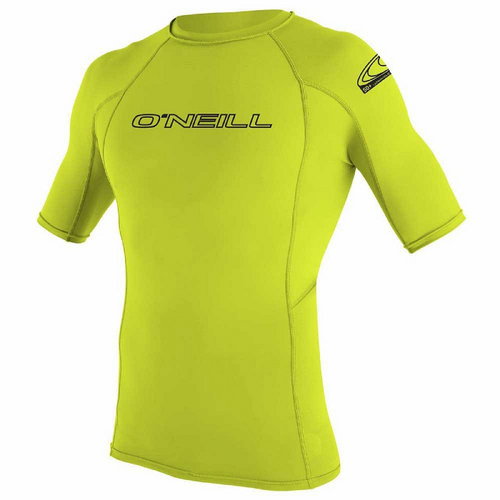 O'neill Boys lycra short sleeve shirt, 4 years lime - Lycra Clothing - Main image