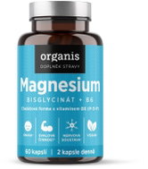 Organis Magnesium bisglycinát + B6 60 kapslí - Hořčík